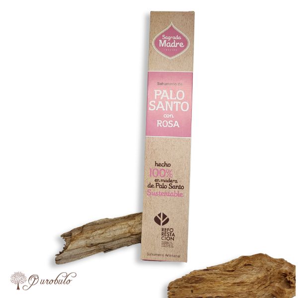 Sagrada Madre Wierook Palo Santo met Rozen