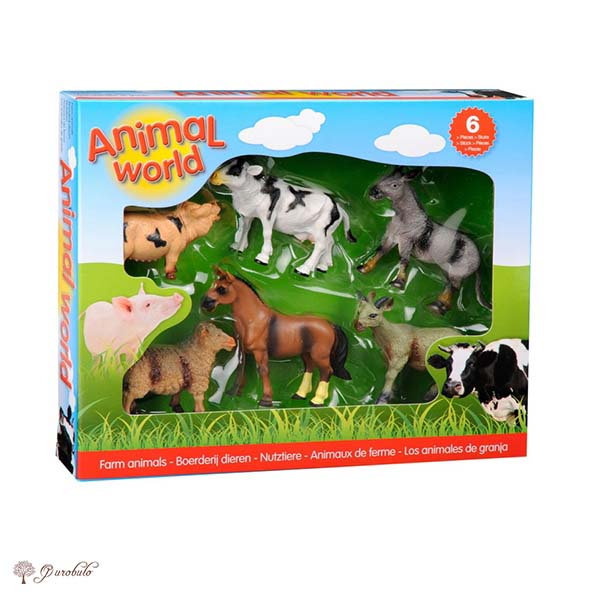 Boerderijdieren set van 6