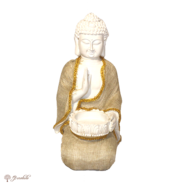 Boeddha van Vrede waxinelichthouder